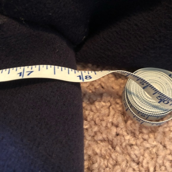 Navy blue wool lined coat - Picture 6 of 12